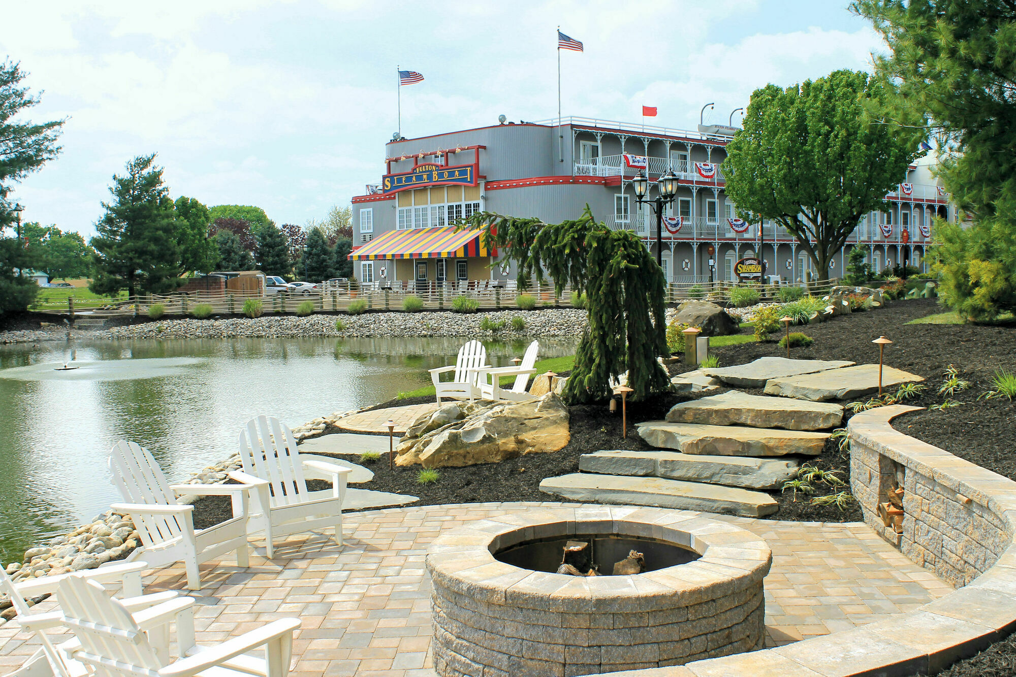 Fulton Steamboat Inn Ronks Kültér fotó